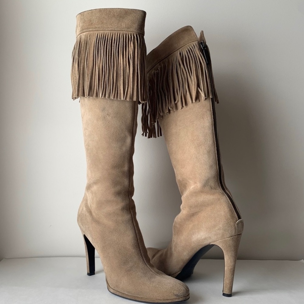 Helmut Lang Fringe Boots